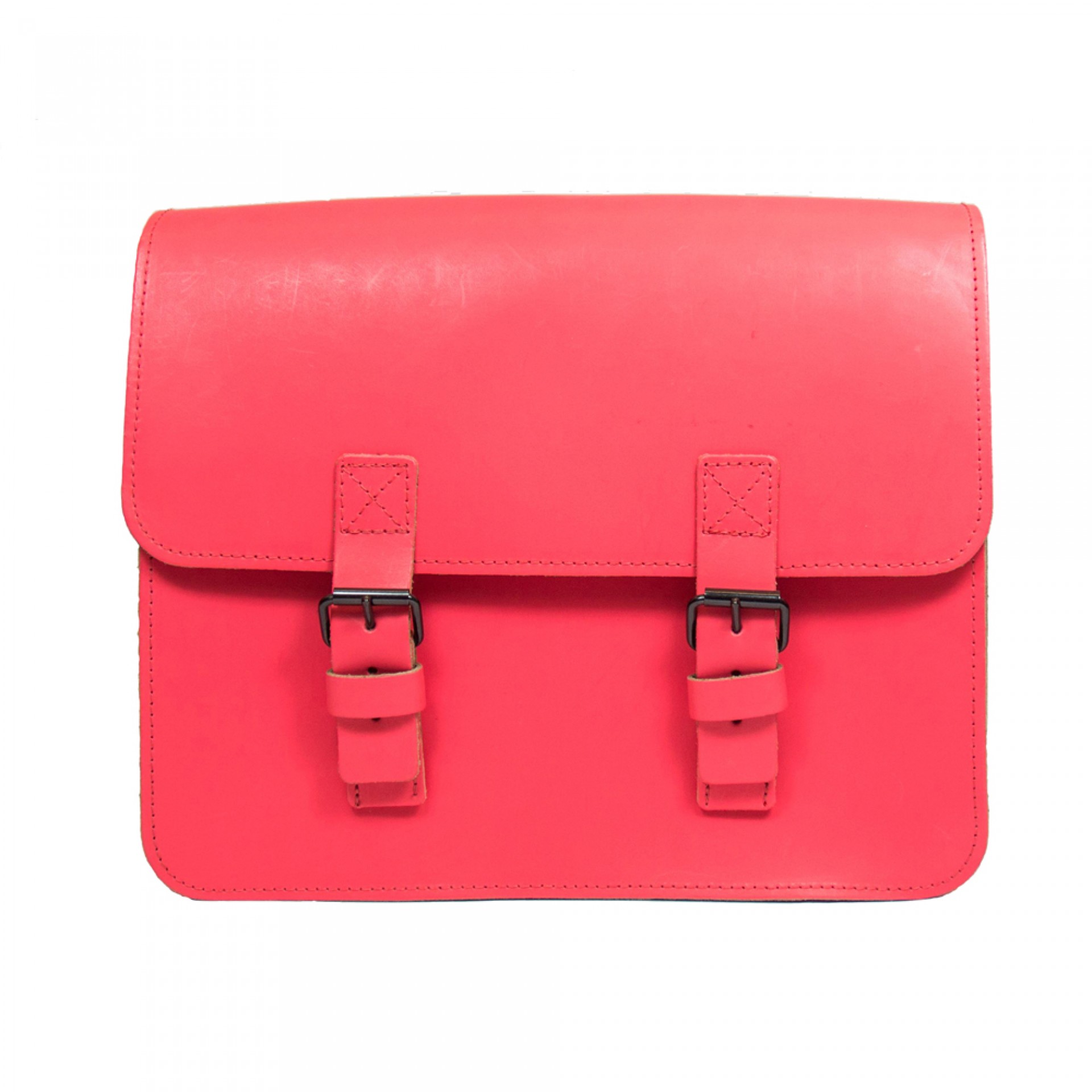 coral red bag