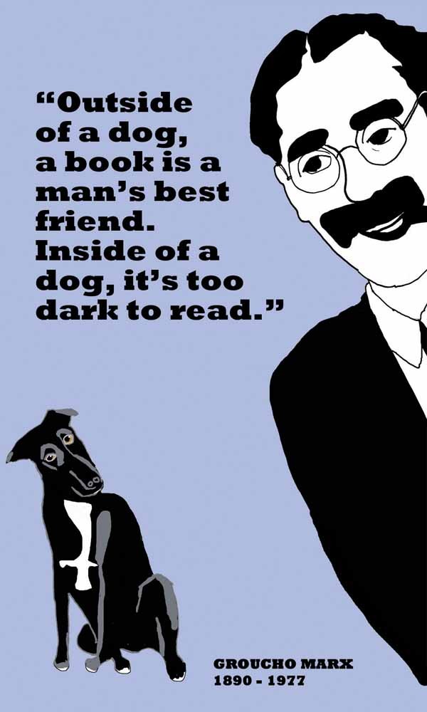 Groucho Marx On Dogs Print