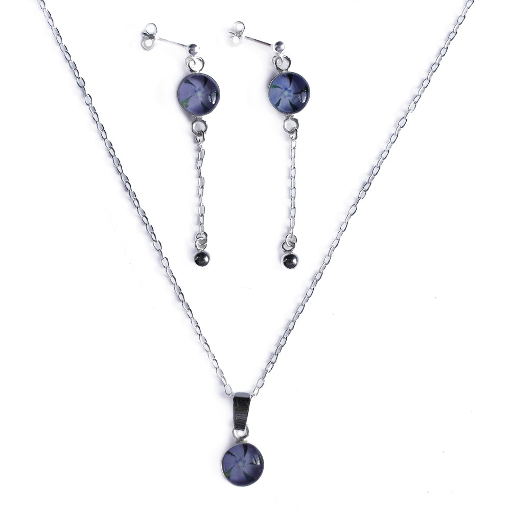 Periwinkle French Drop Earrings