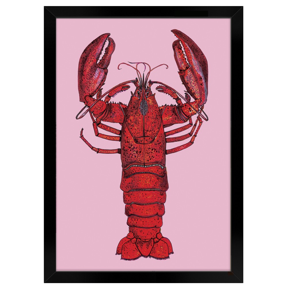 Lobster Cocktail Print Framed